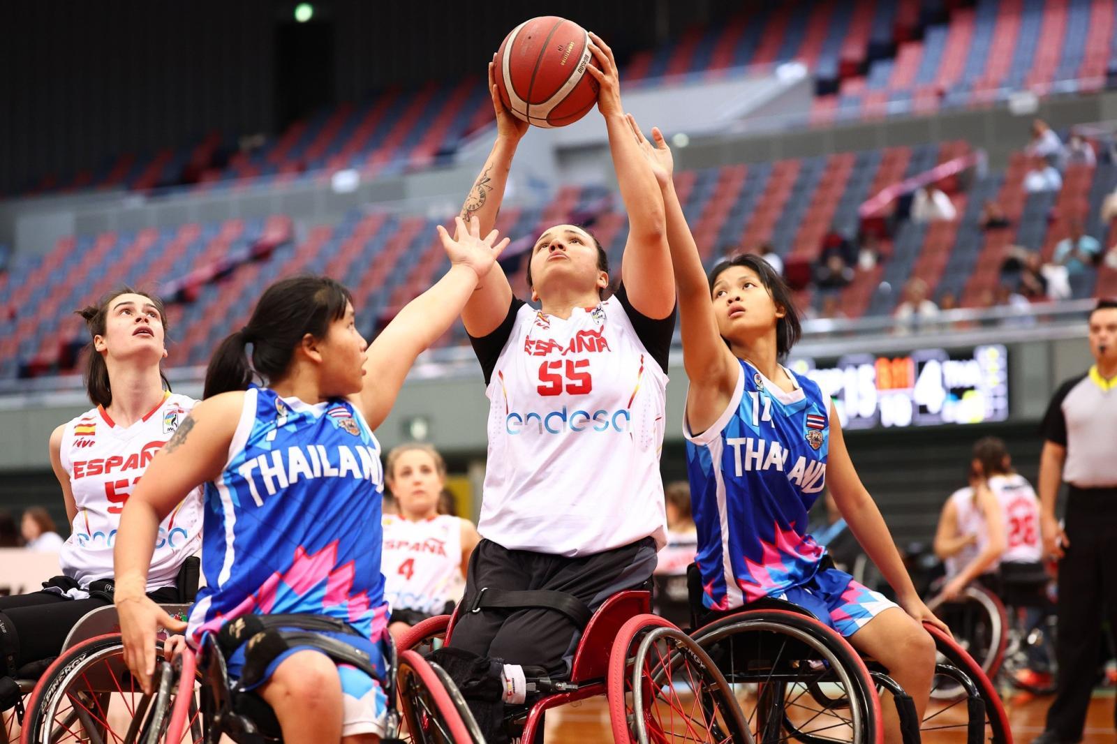 泰国女子轮椅篮球输给西班牙，无缘残奥会门票：PPTVHD36